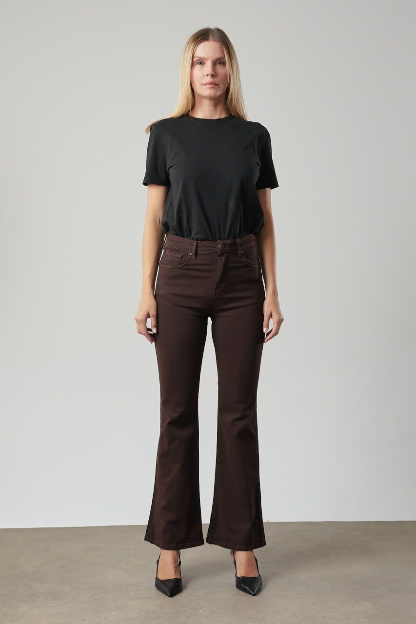 Acı Kahverengi İspanyol Jean