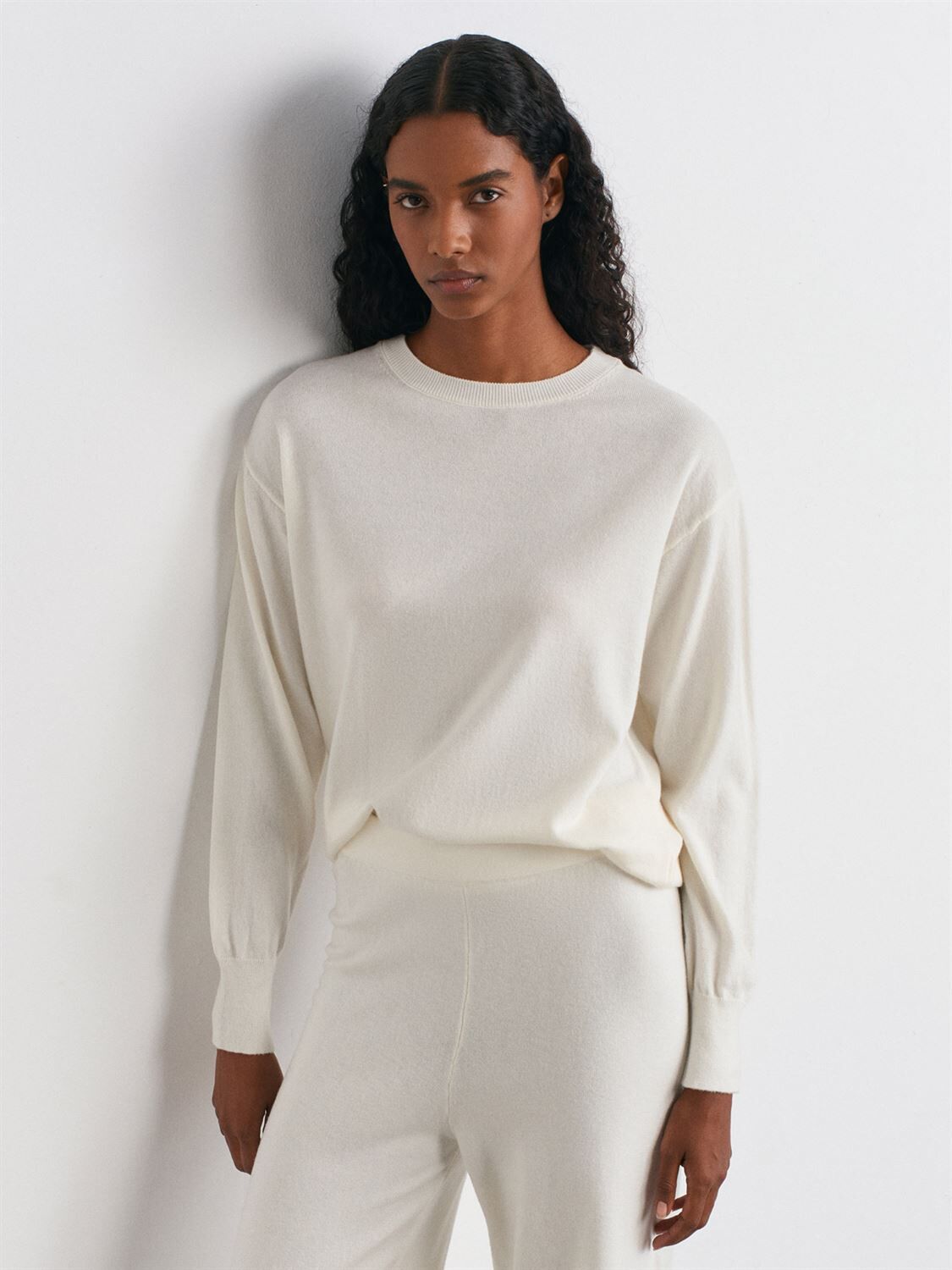 Bisiklet Yaka Yünlü Basic Triko Kazak