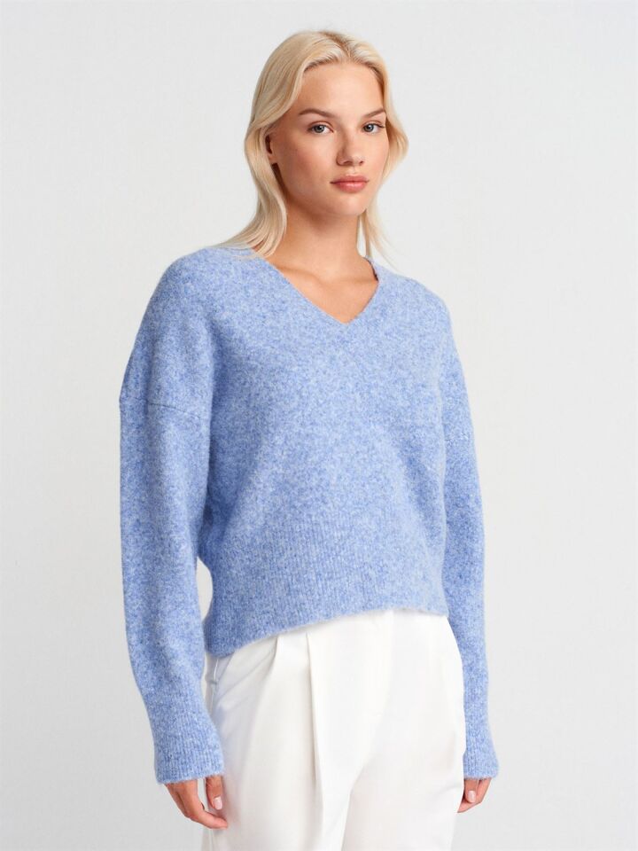 Yaka Yün Karışımlı Kazak